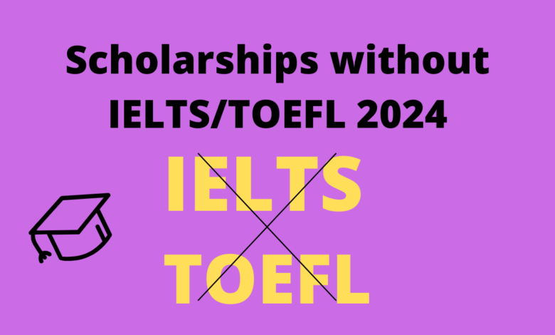 scholarships without IELTS 2024