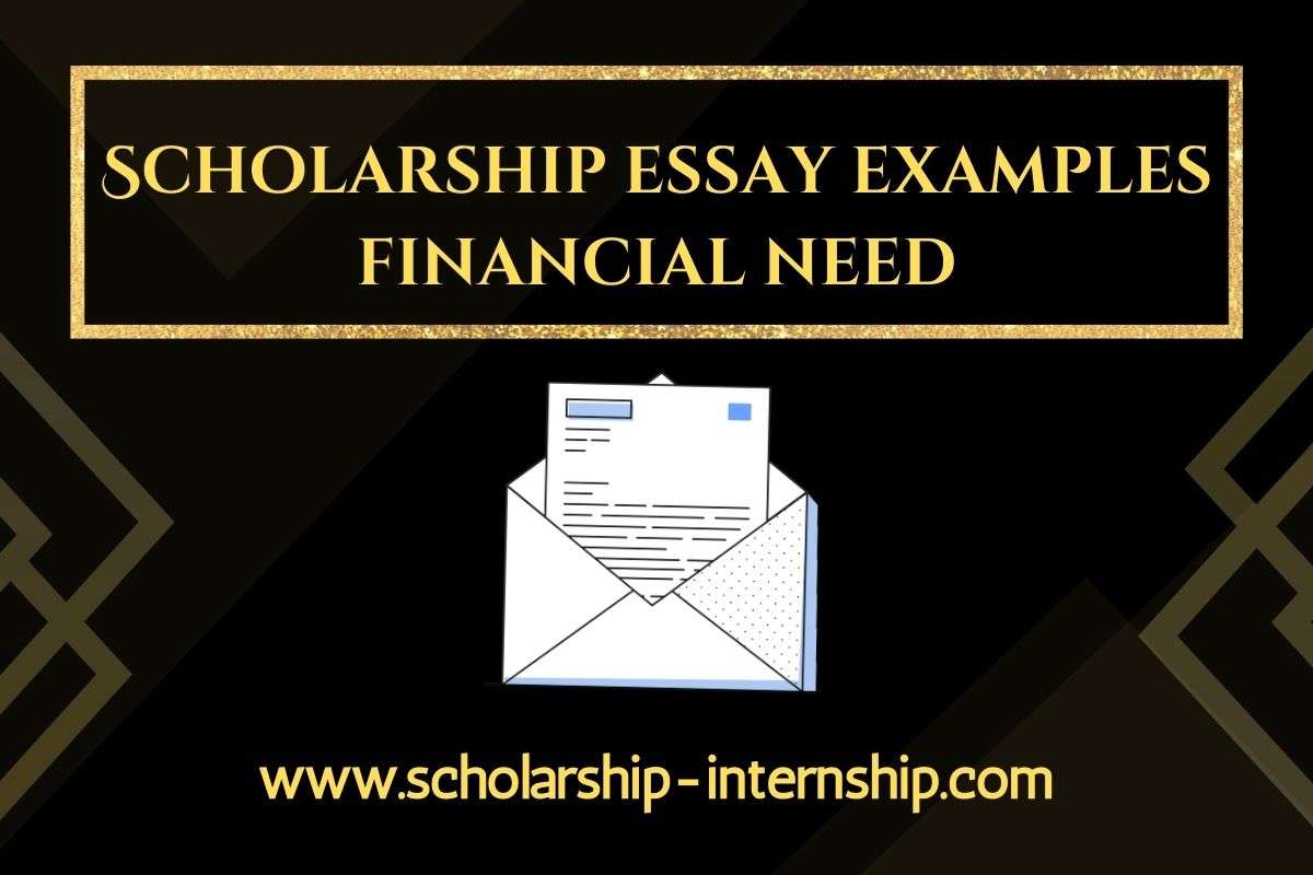 financial need scholarship essay examples