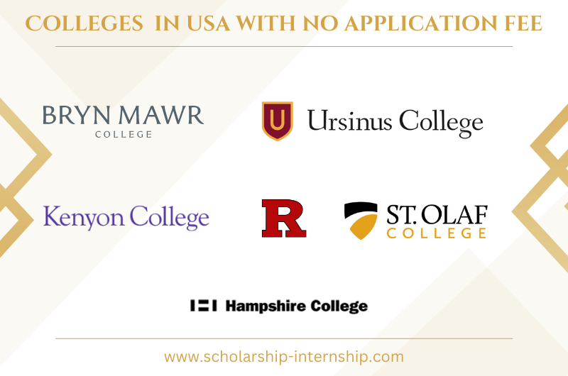 US Colleges With No Application Fee