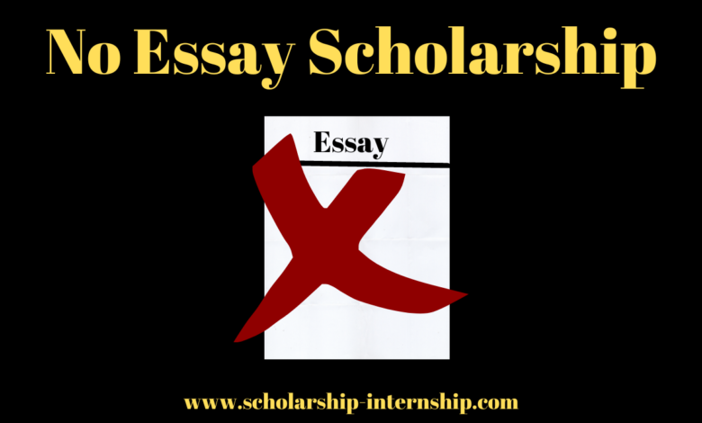 scholarship without essay