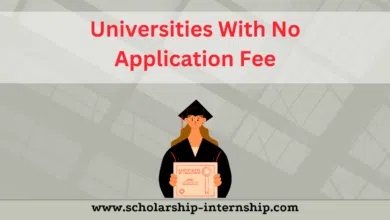 universities with no application fee