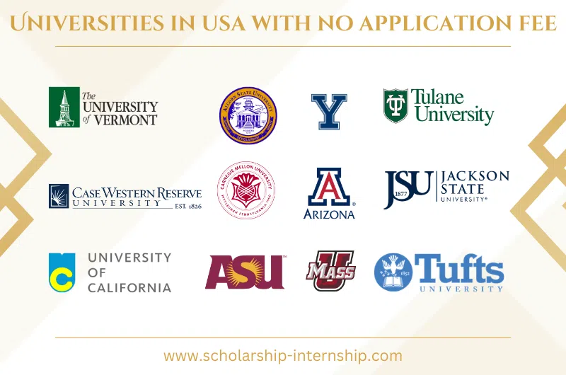 Universities in USA Without Application Fee 