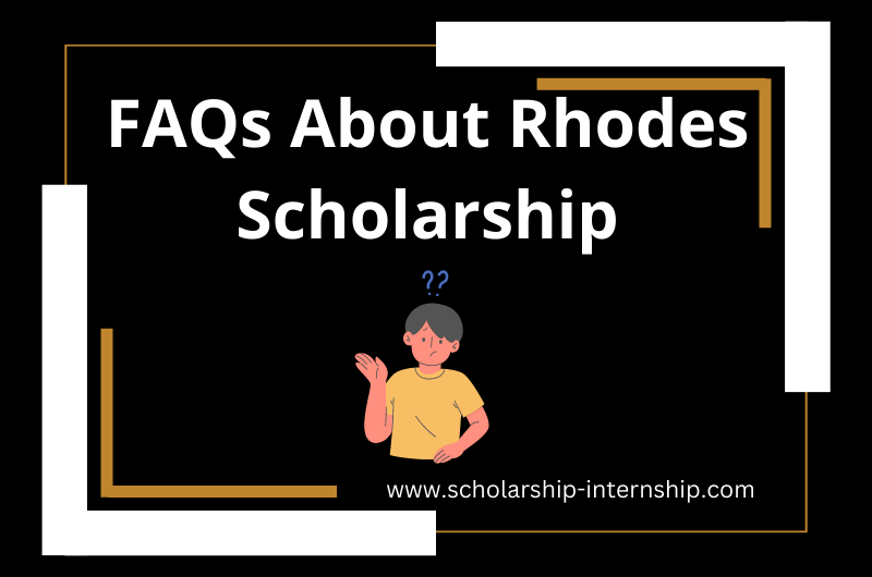 FAQs About this Scholarship at Oxford 
